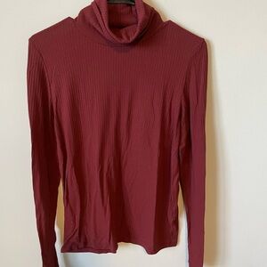 Madewell Burgundy Long Sleeve Tee